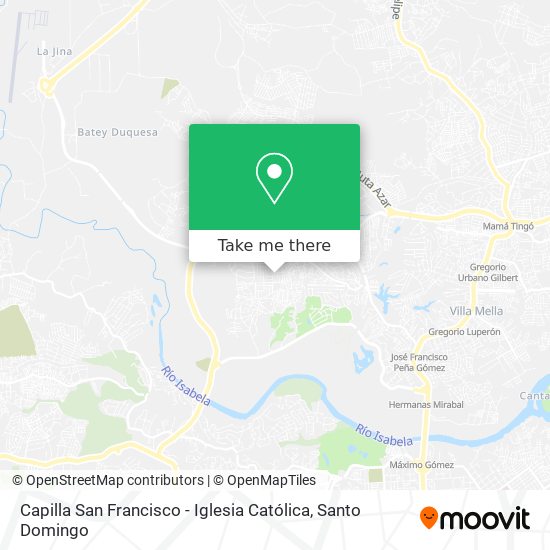 Mapa de Capilla San Francisco - Iglesia Católica