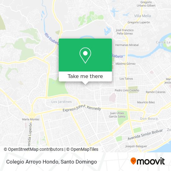 Colegio Arroyo Hondo map