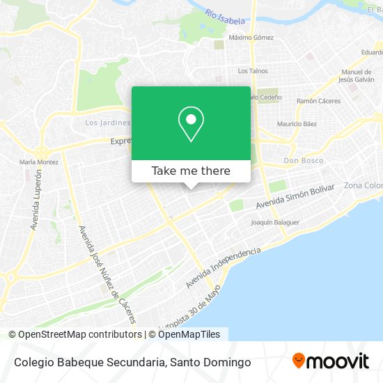 Colegio Babeque Secundaria map