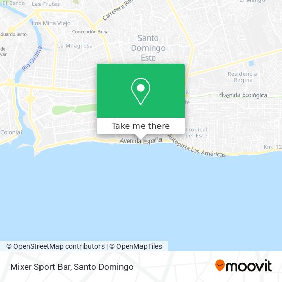 Mixer Sport Bar map