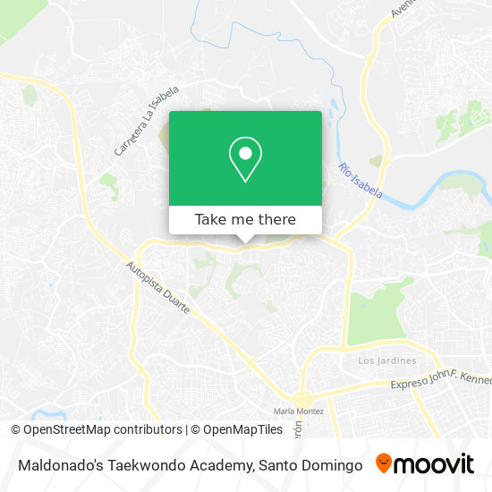 Maldonado's Taekwondo Academy map