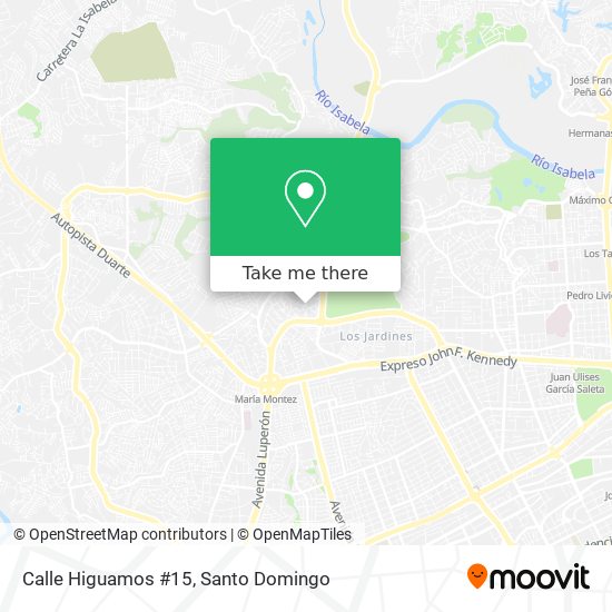 Calle Higuamos #15 map