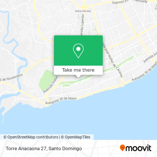 Torre Anacaona 27 map