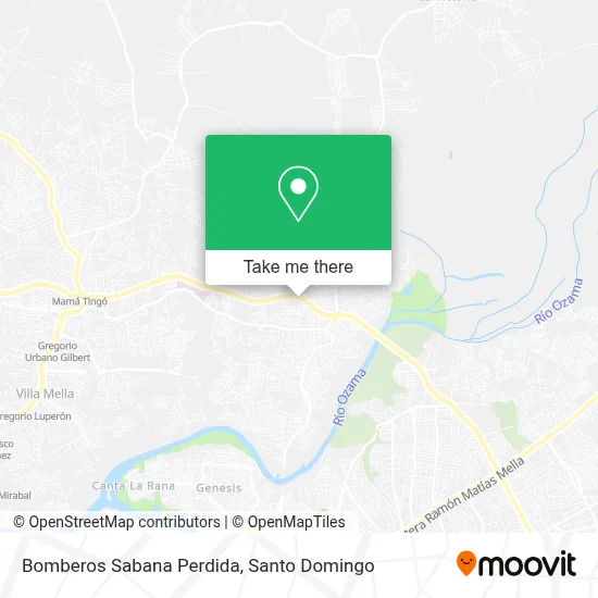 Mapa de Bomberos Sabana Perdida