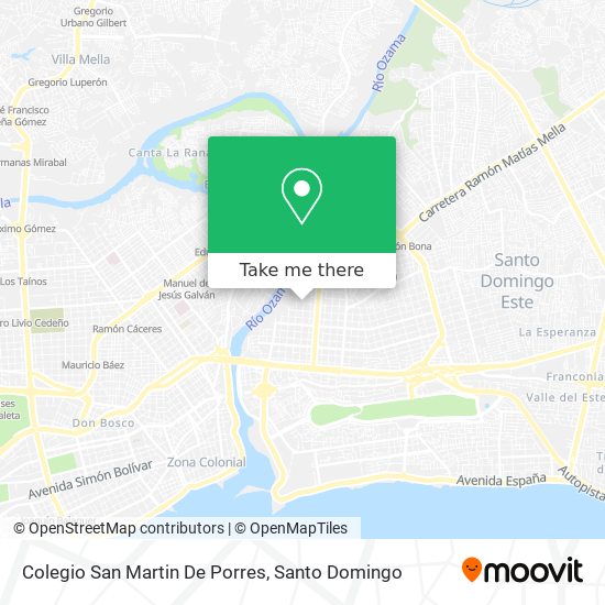 Mapa de Colegio San Martin De Porres