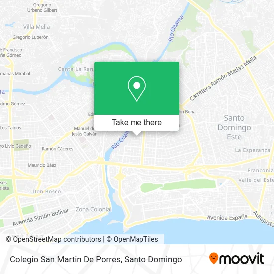 Colegio San Martin De Porres map