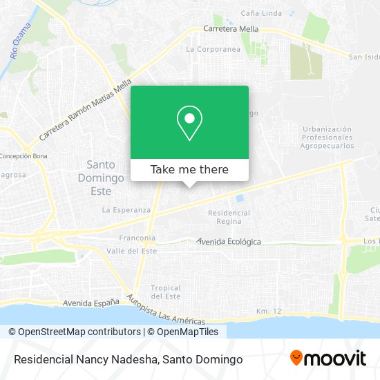 Residencial Nancy Nadesha map