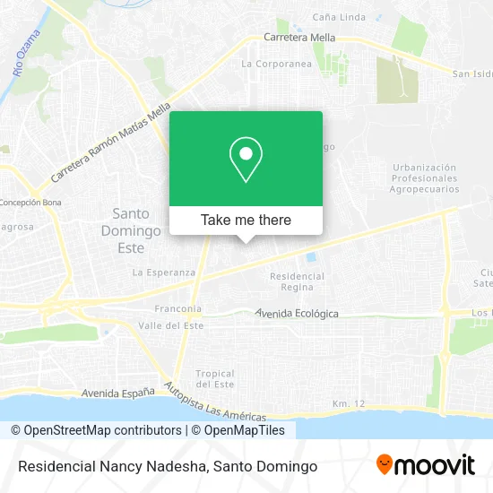 Mapa de Residencial Nancy Nadesha