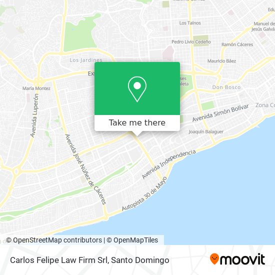 Carlos Felipe Law Firm Srl map