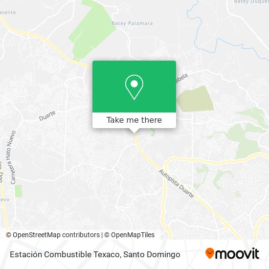 Estación Combustible Texaco map