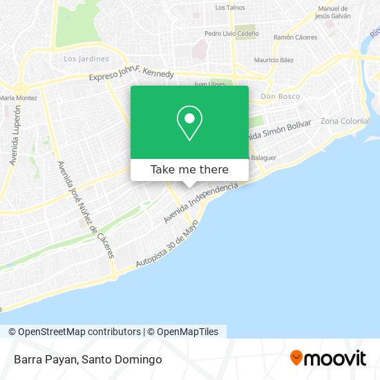 Barra Payan map