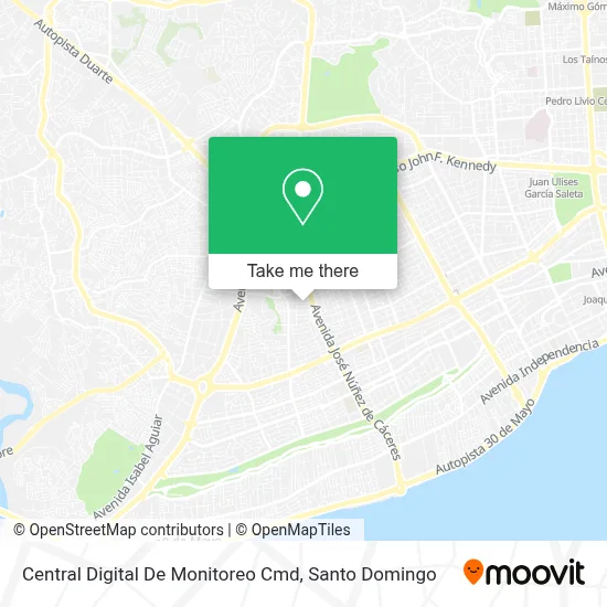 Mapa de Central Digital De Monitoreo Cmd