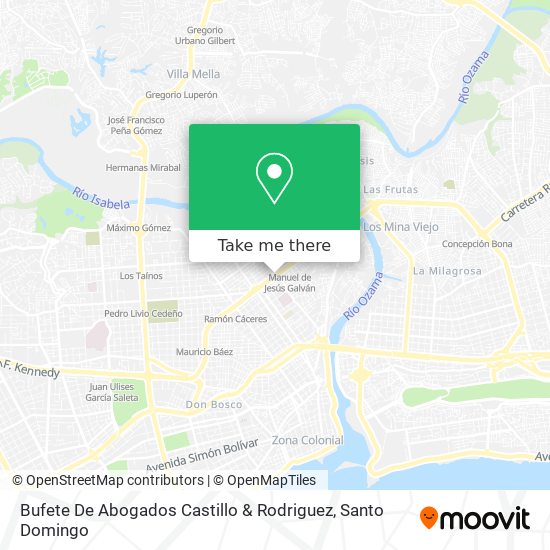 Bufete De Abogados Castillo & Rodriguez map