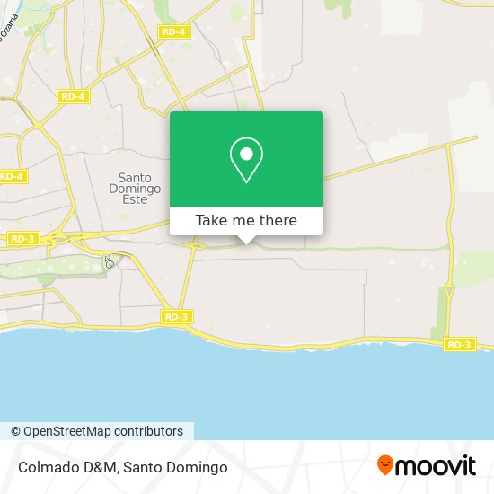 Colmado D&M map