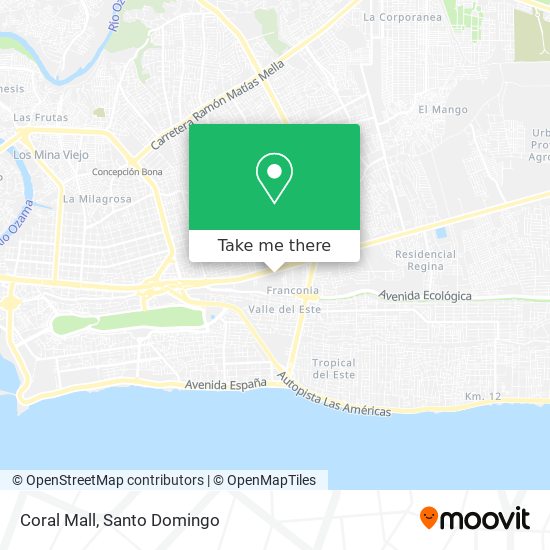 Coral Mall map