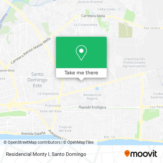 Residencial Monty I map