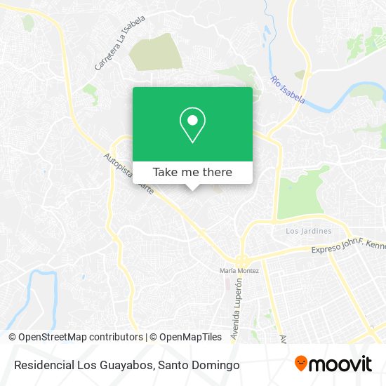 Residencial Los Guayabos map