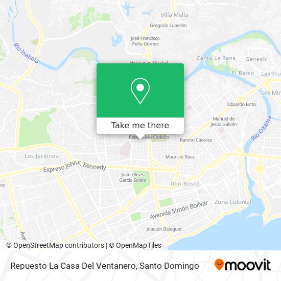 Repuesto La Casa Del Ventanero map