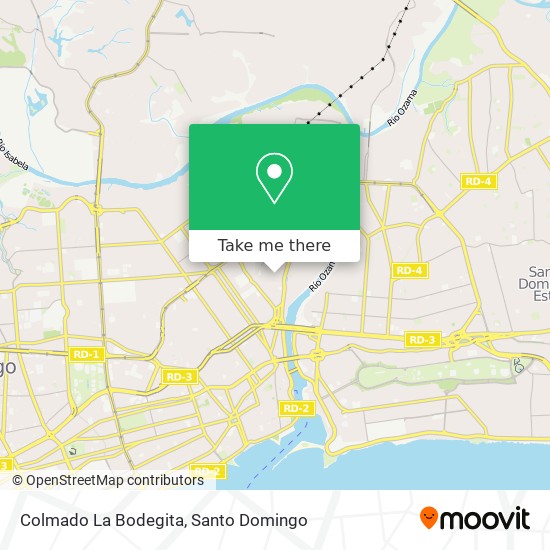 Colmado La Bodegita map