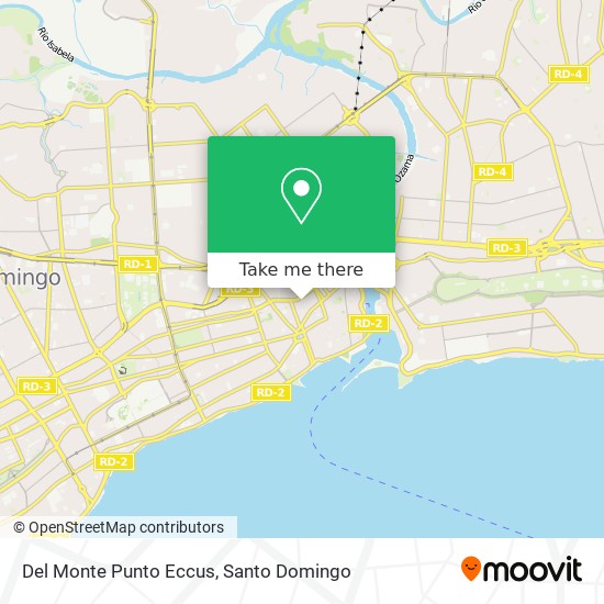 Del Monte Punto Eccus map