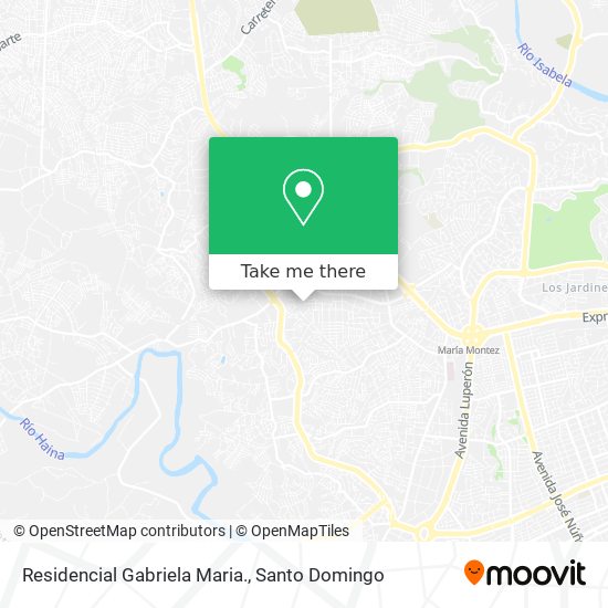 Mapa de Residencial Gabriela Maria.