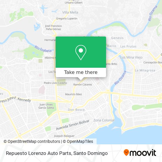 Repuesto Lorenzo Auto Parts map