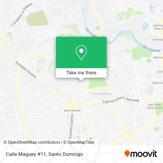 Mapa de Calle Maguey #11