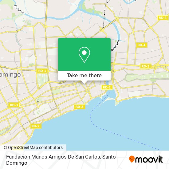 Fundación Manos Amigos De San Carlos map