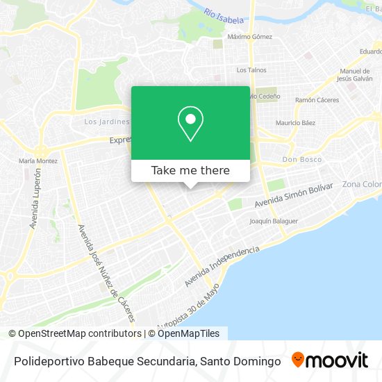 Polideportivo Babeque Secundaria map