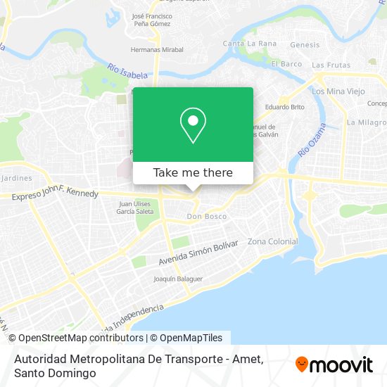 Autoridad Metropolitana De Transporte - Amet map