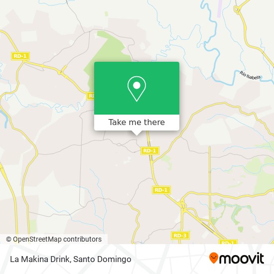 La Makina Drink map