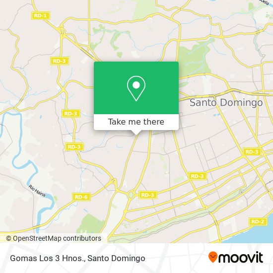Gomas Los 3 Hnos. map