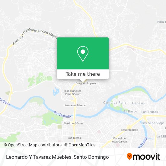 Leonardo Y Tavarez Muebles map