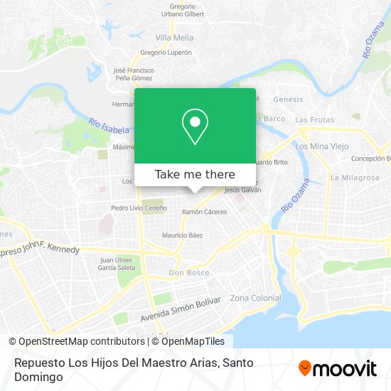 Repuesto Los Hijos Del Maestro Arias map