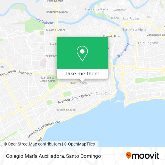 Colegio María Auxiliadora map