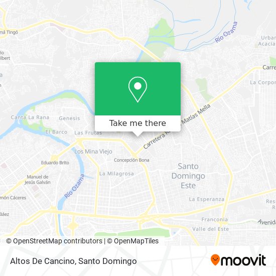 Altos De Cancino map