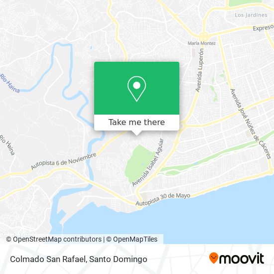 Colmado San Rafael map