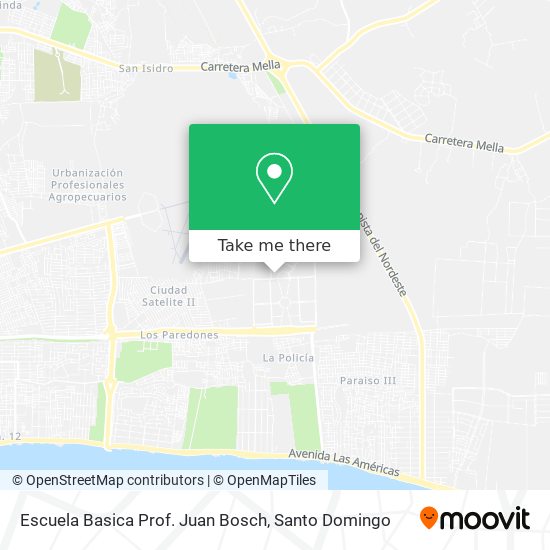 Escuela Basica Prof. Juan Bosch map