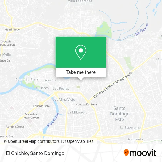 El Chichio map