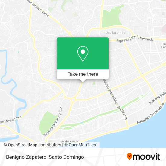 Mapa de Benigno Zapatero