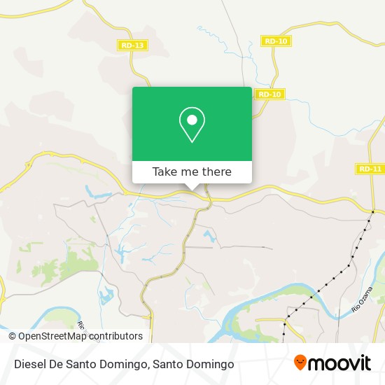 Diesel De Santo Domingo map