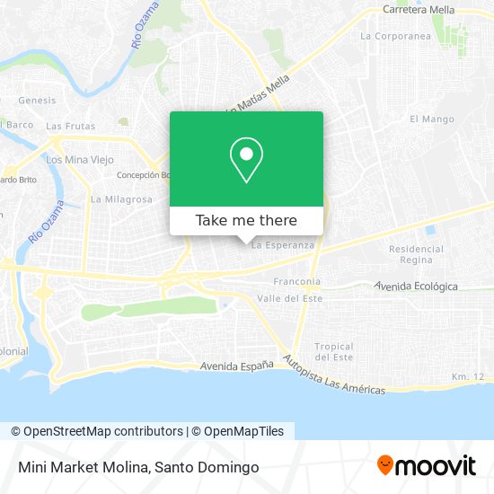 Mini Market Molina map
