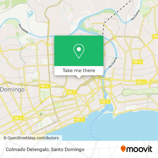 Colmado Detengalo map