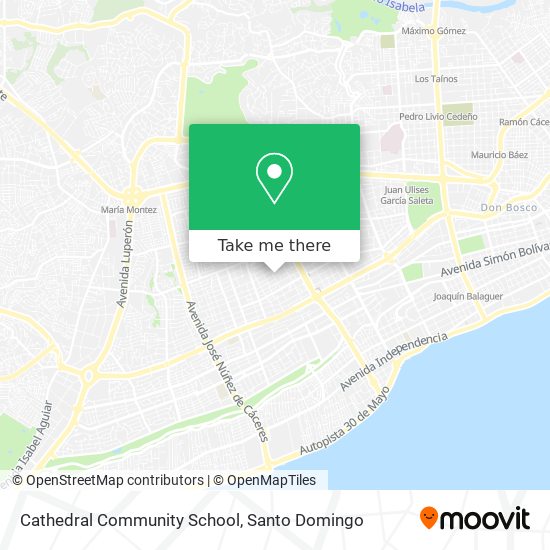 Cathedral Community School map