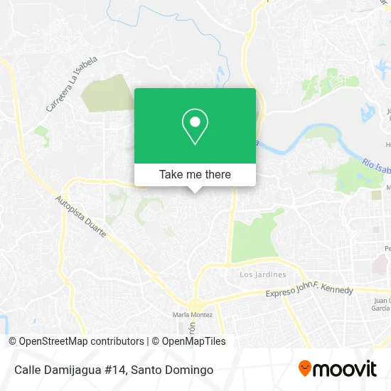 Mapa de Calle Damijagua #14