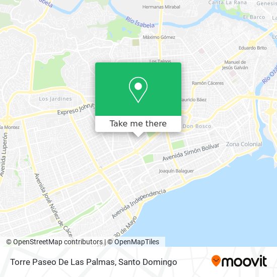 Torre Paseo De Las Palmas map