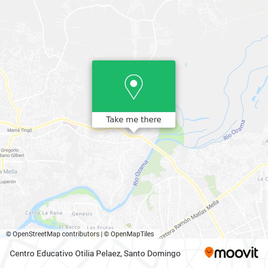 Centro Educativo Otilia Pelaez map