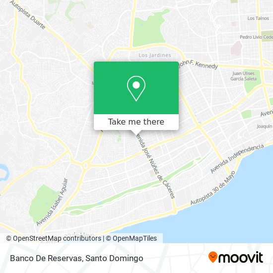 Banco De Reservas map