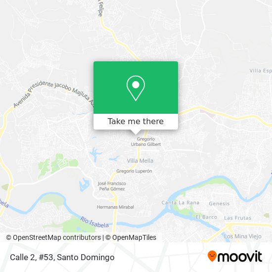 Calle 2, #53 map