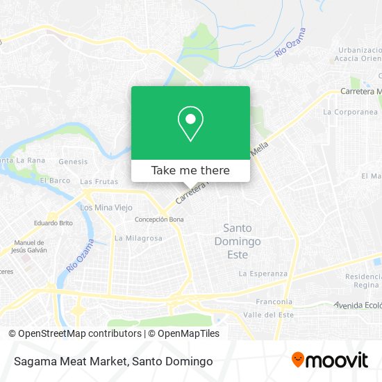 Mapa de Sagama Meat Market